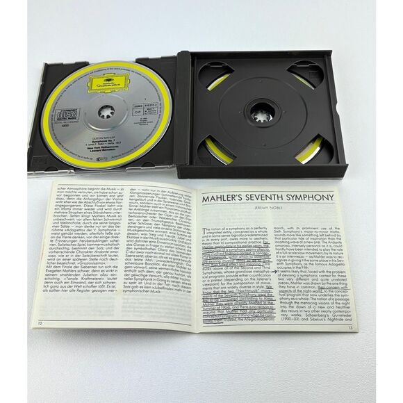Gustav Mahler's Symphony No. 7 New York Philharmonic Leonard Bernstein 2 CD Set - Picture 5 of 10